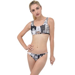 Cute Cat Hand Drawn Cartoon Style The Little Details Bikini Set by Grandong