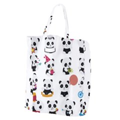 Playing Pandas Cartoons Giant Grocery Tote by Apen