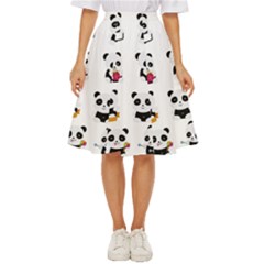 Playing Pandas Cartoons Classic Short Skirt by Apen