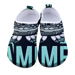 Gamer Illustration Gamer Video Game Logo Women s Sock-style Water Shoes by Sarkoni