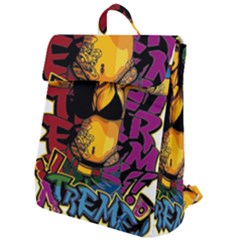 Xtreme Skateboard Graffiti Flap Top Backpack by Sarkoni