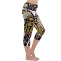 Motorcycle And Skull Cruiser Native American Capri Yoga Leggings View3