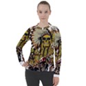 Motorcycle And Skull Cruiser Native American Women s Pique Long Sleeve T-Shirt View1