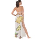 Dinner Meal Food Snack Fast Food Maxi Chiffon Tie-Up Sarong View2