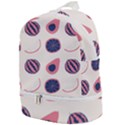 Fruits Halves Pattern Design Zip Bottom Backpack View1