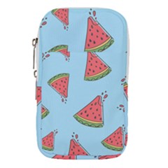 Watermelon Fruit Pattern Tropical Waist Pouch (small) by Apen