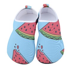 Watermelon Fruit Pattern Tropical Kids  Sock-style Water Shoes by Apen