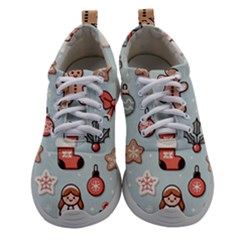 Christmas Cartoon Pattern Women Athletic Shoes by Apen