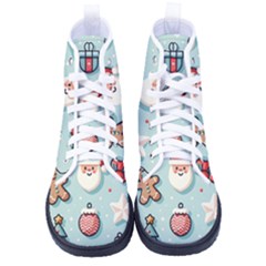 Christmas Decoration Angel Kid s High-top Canvas Sneakers by Apen