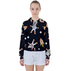 Astronaut Space Rockets Spaceman Women s Tie Up Sweat by Ravend