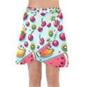 Fruits Sweet Pattern Wrap Front Skirt View1