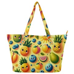 Fruits Fresh Sweet Pattern Full Print Shoulder Bag by Ravend