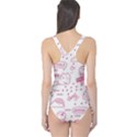 Cute Girly Seamless Pattern One Piece Swimsuit View2