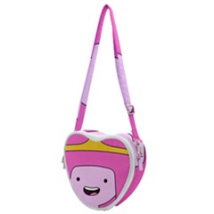 Adventure Time Princess Bubblegum Heart Shoulder Bag by Sarkoni