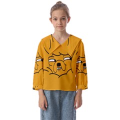 Adventure Time Jake The Dog Kids  Sailor Shirt by Sarkoni