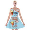 Adventure Time Avengers Age Of Ultron Velvet Skater Dress View1