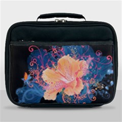 Abstract Art Artistic Bright Colors Contrast Flower Nature Petals Psychedelic Lunch Bag by Sarkoni