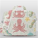 Underwater Seamless Pattern Light Background Funny MacBook Pro 13  Shoulder Laptop Bag  View3