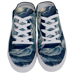 Waves Storm Sea Half Slippers by Bedest