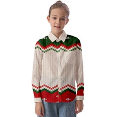 Merry Christmas Happy New Year Kids  Long Sleeve Shirt by artworkshop