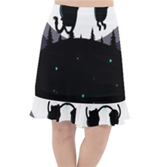 Cartoon  Adventure Time Fishtail Chiffon Skirt by Bedest