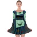 Bmo In Space  Adventure Time Beemo Cute Gameboy Long Sleeve Skater Dress View1