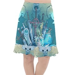 Adventure Time Lich Fishtail Chiffon Skirt by Bedest