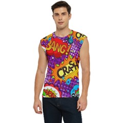 Crash Bang Adventure Time Art Boom Graffiti Men s Raglan Cap Sleeve T-shirt by Bedest