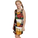 Graffiti Go Art Kids  Sleeveless Tiered Mini Dress View2