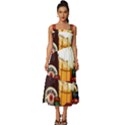 Graffiti Go Art Square Neckline Tiered Midi Dress View1