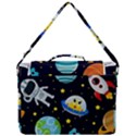 Space Seamless Pattern Illustration Box Up Messenger Bag View3