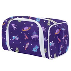 Space Seamless Pattern Toiletries Pouch by Hannah976