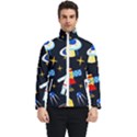 Space Seamless Pattern Cartoon Art Men s Bomber Jacket View1