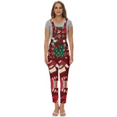 Ugly Sweater Wrapping Paper Women s Pinafore Overalls Jumpsuit by artworkshop