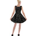 Abstract Math Pattern Velvet Skater Dress View2