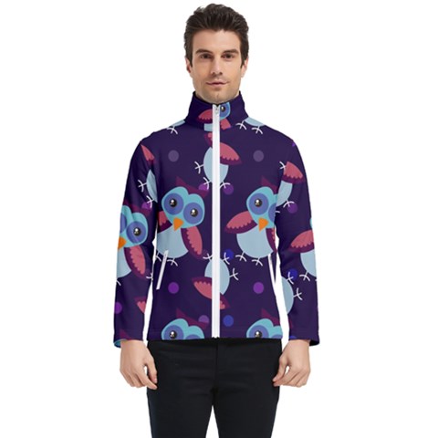 Owl Pattern Background Men s Bomber Jacket by Hannah976