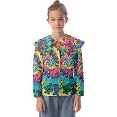 Grateful Dead Artsy Kids  Peter Pan Collar Blouse by Bedest