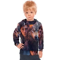 Be Fearless Kids  Hooded Pullover by Saikumar