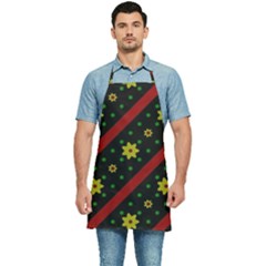 Background Pattern Texture Design Kitchen Apron by Jatiart