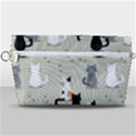 Cute Cat Seamless Pattern Handbag Organizer View1