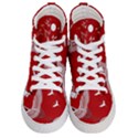 Japanese Crane Bird Art Men s Hi-Top Skate Sneakers View1