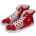 Japanese Crane Bird Art Men s Hi-Top Skate Sneakers View2