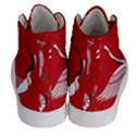 Japanese Crane Bird Art Men s Hi-Top Skate Sneakers View4