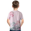 Pink Chinese Style Cherry Blossom Kids  Cotton T-Shirt View2