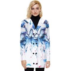 Cat Button Up Hooded Coat  by saad11