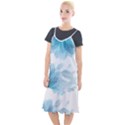 Blue-flower Camis Fishtail Dress View1