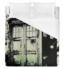 Doctor Who Tardis Duvet Cover (queen Size) by Cendanart