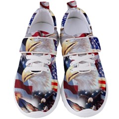 United States Of America Images Independence Day Women s Velcro Strap Shoes by Ket1n9