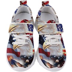 United States Of America Images Independence Day Kids  Velcro Strap Shoes by Ket1n9