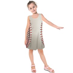 Baseball Kids  Sleeveless Dress by Ket1n9